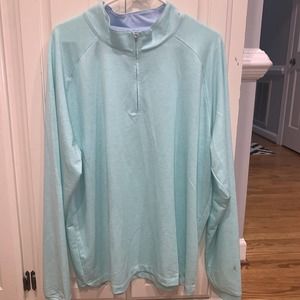 Peter Millar Drirelease Natural Touch Pullover Mens XXL Mint Green